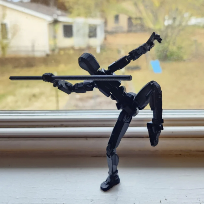 Kit Mô Hình Figure Robot DUMMY 13 Với Khớp Cử Động Siêu Thật