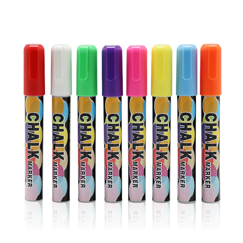 Cửa sổ sơn đánh dấu thủy tinh đánh dấu có thể giặt Phấn nước Bút Đánh Dấu Neon thủy tinh đánh dấu Bút Đánh Dấu cho thủy tinh