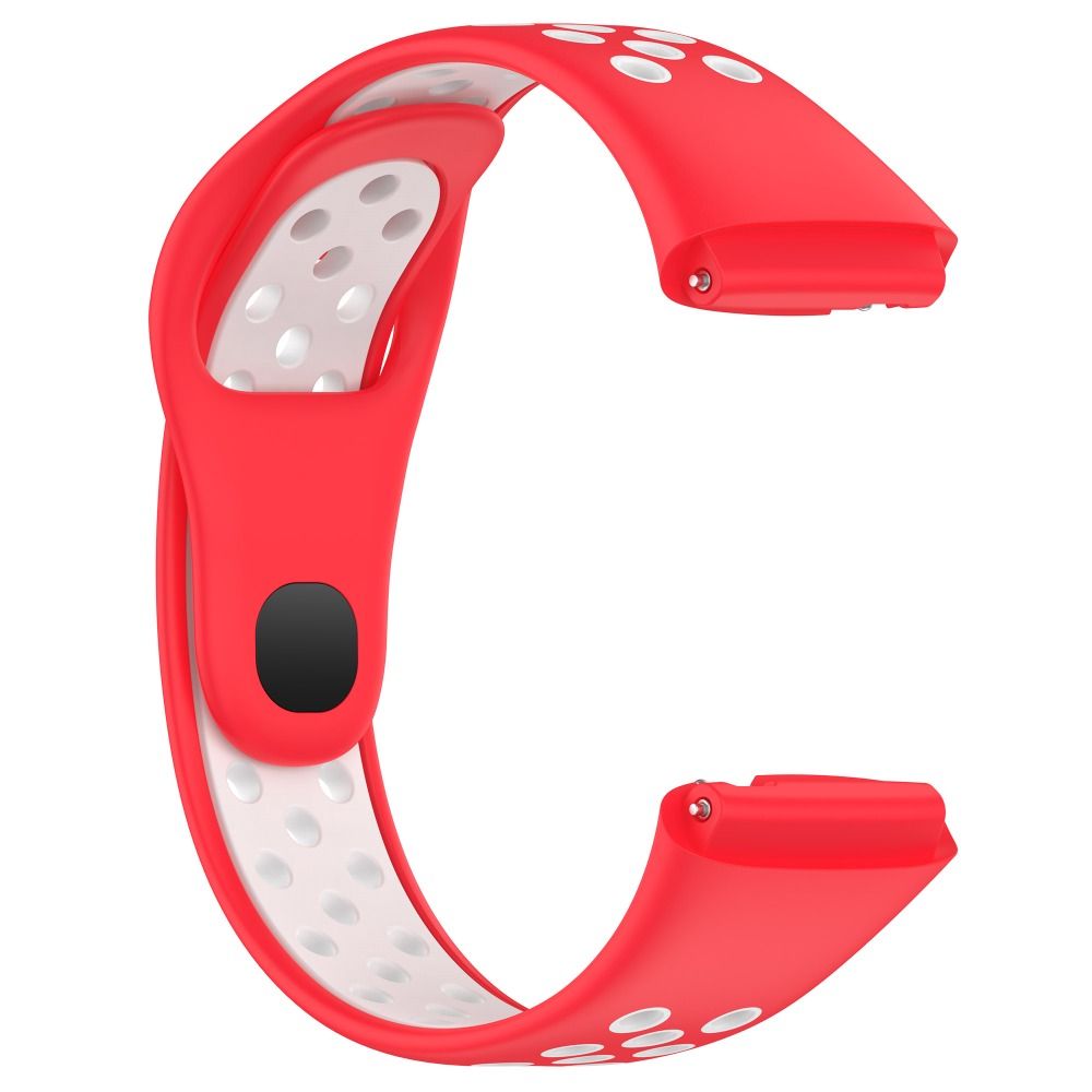 JANNERSATI Thay thế Dây đeo đồng hồ silicon Hai màu Thoáng khí Vòng đeo tay Mới Khóa Dây đeo đồng hồ Cho Redmi Watch 3 Active Đồng hồ thông minh