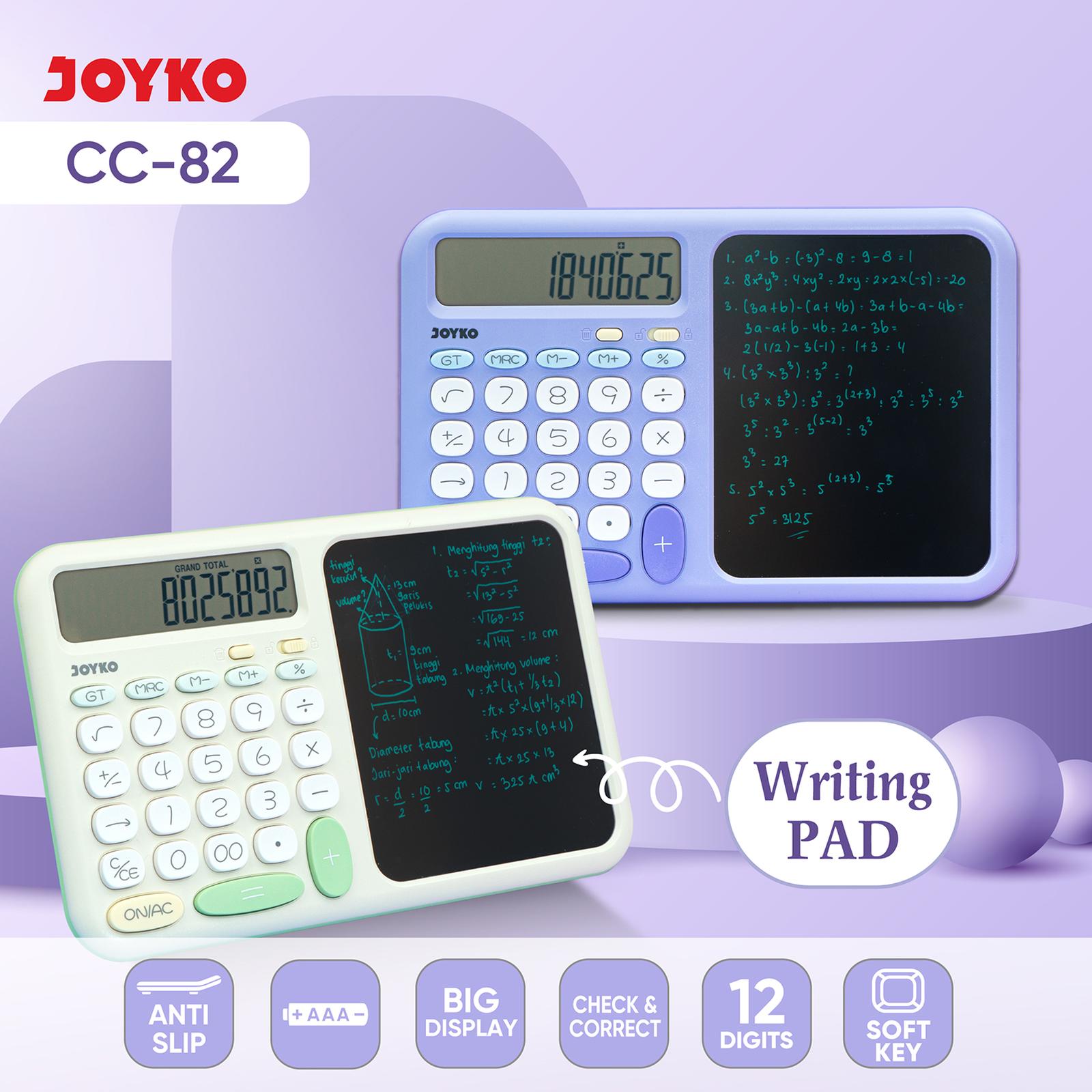 JOYKO Kalkulator Calculator With Writing Pad CC-82 12 Digits