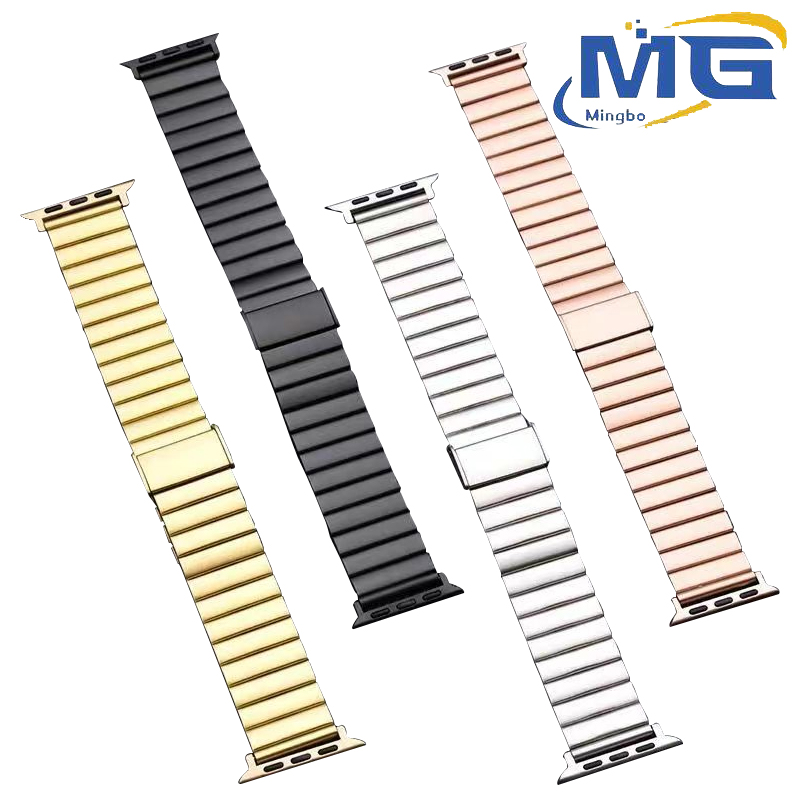 Mingbo compatible watch 8 ultra 6/se/ 5/4/3/2/1/7/8 size 49mm + 40mm + 45mm + 41mm + 38mm + 44mm + 42mm suitable for smart watch, stainless steel watchband ราคา 99 บาท*ส่งฟรี