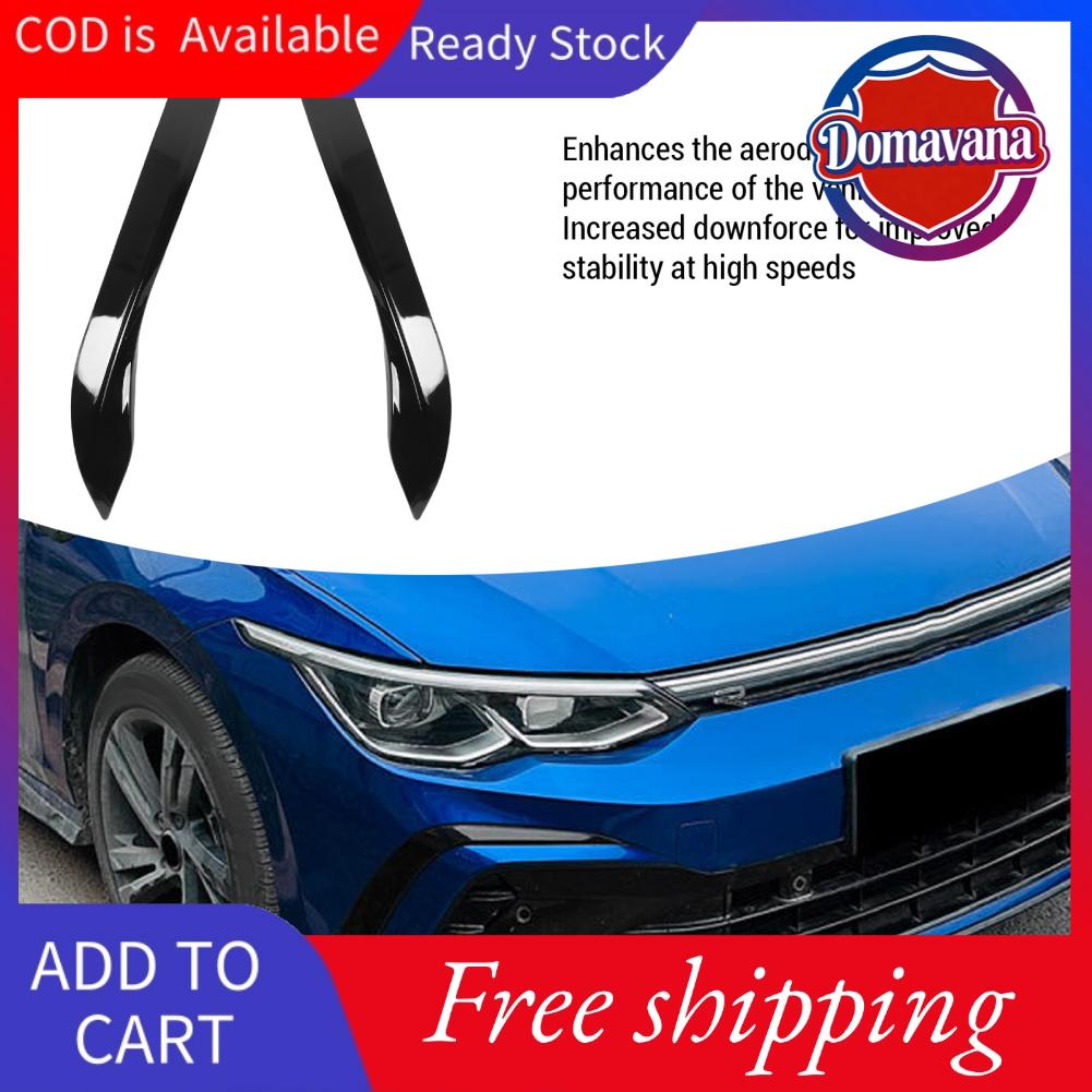 Domavana Bộ chia cản trước ACOGEDO 2 CÁI Bộ chia thanh cản trước bên trái cho CS Tăng độ ổn định Kiểu dáng thể thao Thay thế cho MK8 2020-2024 Bóng a Chính xác Tăng cường Bộ chia thanh cản trướcMặt trước (Đen sáng) Giá 536,000 Đồng*Miễn phí vận chuyển