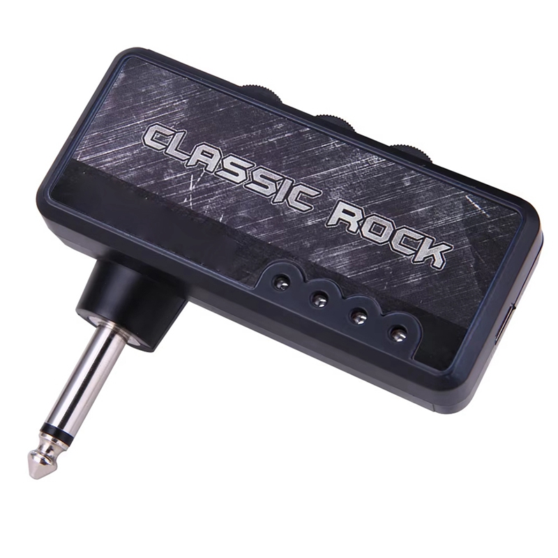 【Latest model】Electric Guitar Headphone Amplifier Effect Classic Rock Distortion Effect Rechargeable Guitar Accessories ราคา 745 บาท*ส่งฟรี