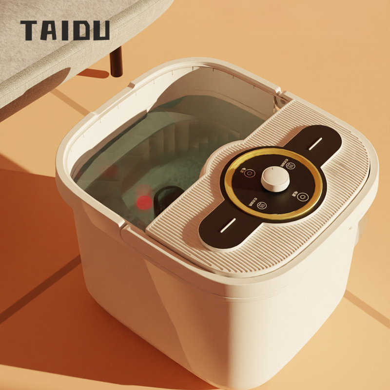 TAIDU Foot bath bucket household automatic heating constant temperature foot bath electric massage over calf high deep bucket foot bath bucket ราคา 692 บาท*ส่งฟรี