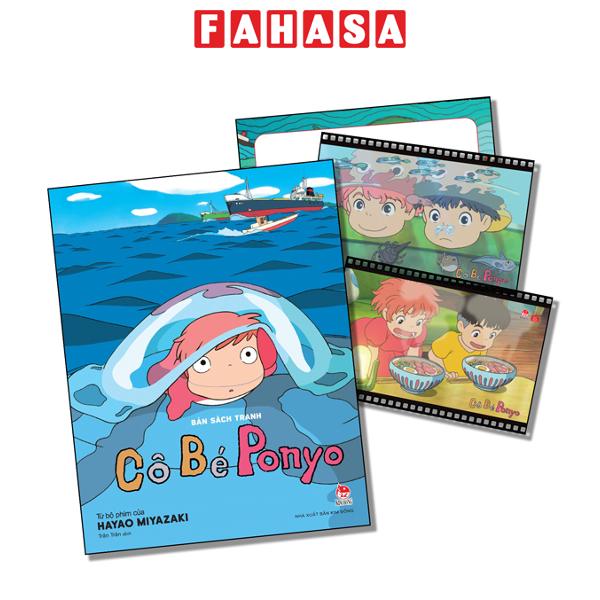 Fahasa - Sách - Cô Bé Ponyo - Bản Sách Tranh - Tặng Kèm 2 Postcard Kèm Khung