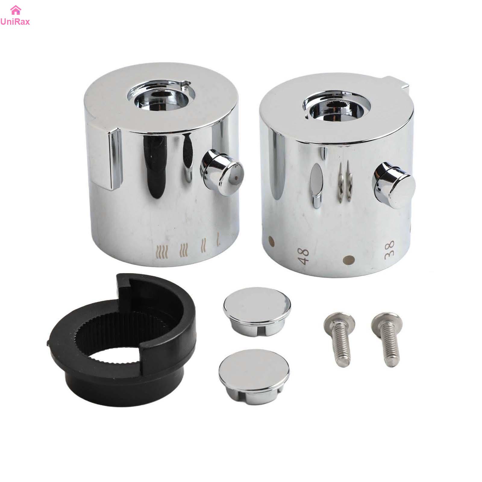 [Unirax】 tay nắm Bộ trộn vòi sen bồn tắm tay lái điều khiển vòng chặn vòi hoa sen 1 cặp 42.5mm [hàng có sẵn】