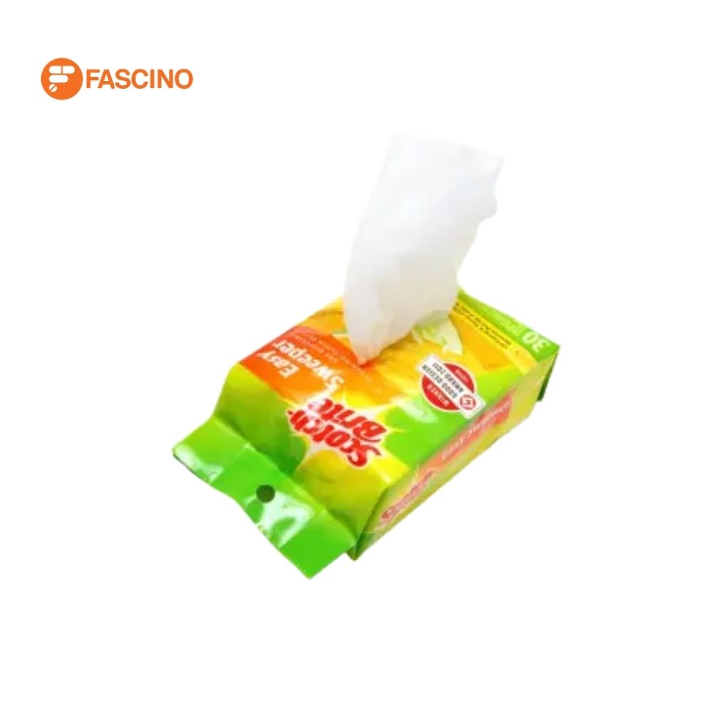 3M SCOTCH BRITE easy sweeper dry ผ้าเช็ดเก็บฝุ่น แบบไฟฟ้าสถิต ขนาด 28X21ซม. (แพ็ค 30 ชิ้น) ราคา 135 บาท*ส่งฟรี