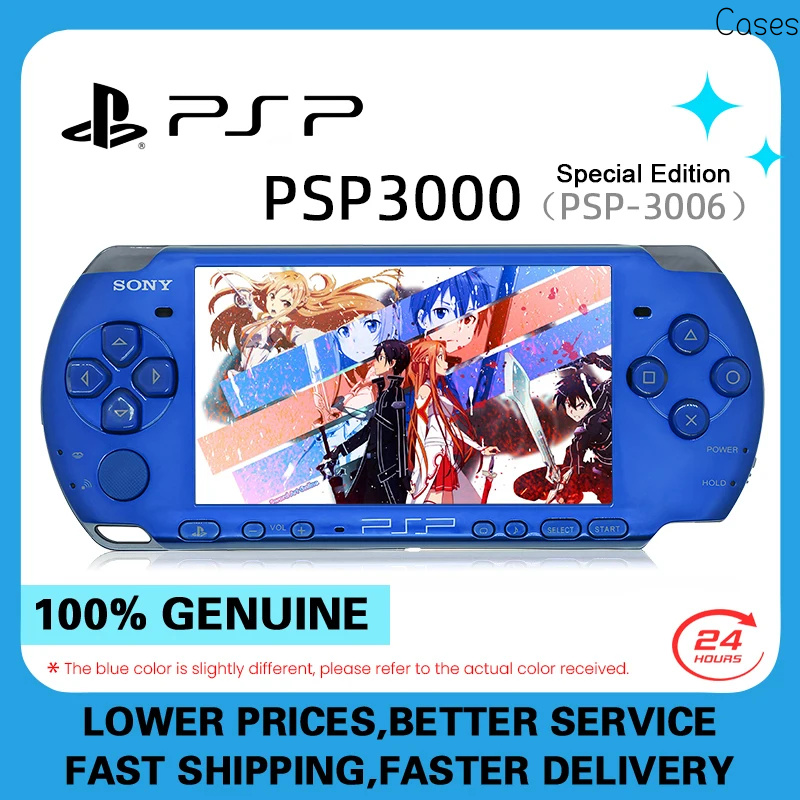 Original Psp 3000 Full Set With Accessories & Free Games