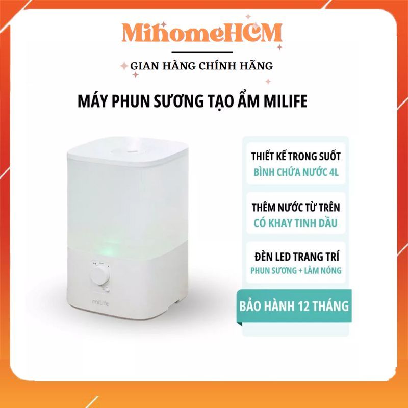 Máy phun sương tạo ẩm Deerma F628 F628S F600 - Mijia Gen 2 4L - BH 6 THÁNG