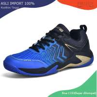 Prelesty Profesional Sepatu Badminton Shoes Sneakers Pria Olahraga Bulu Tangkis Tenis Sport Kuat Carbon Ringan Kekinian 395
