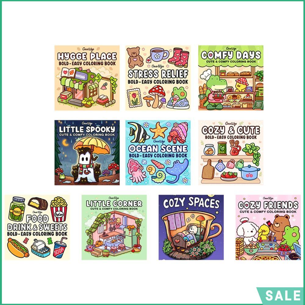 Q-1151 STORE Quà Tặng thư giãn Sách tô màu Cutie ma quái Giáo Dục Đồ chơi vẽ Montessori Chất lượng cao Sách Vẽ nguệch ngoạc Quà Tặng