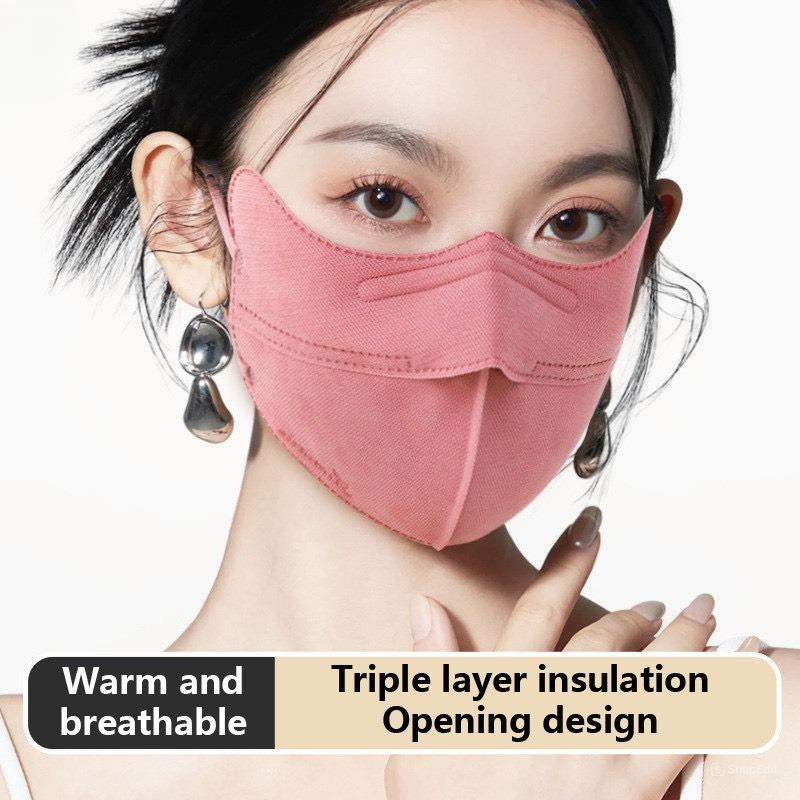 Khẩu trang chống tia UV khẩu trang vải không dệt chống nắng che gò má UPF50+ thời trang