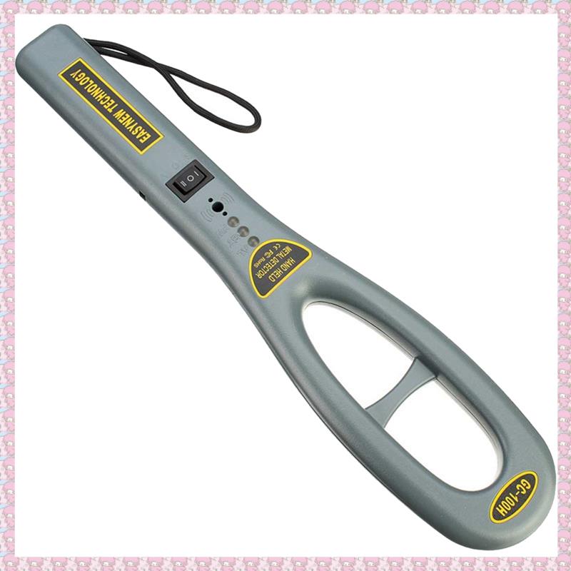 (FNMT) 1 Piece GC101H Portable Handheld Metal Detector Body Scanner Security Equipment Grey