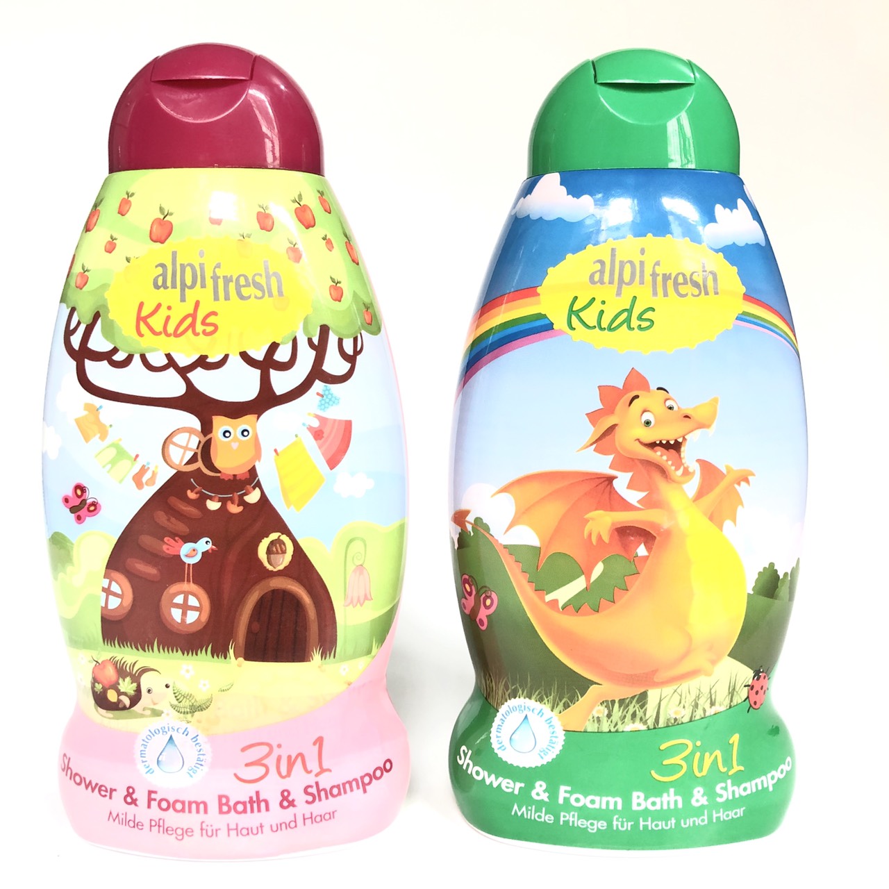 Sữa tắm gội cho bé Alpi Fresh Kids 3 in 1 dung tích 500ML sản xuất tại Đức