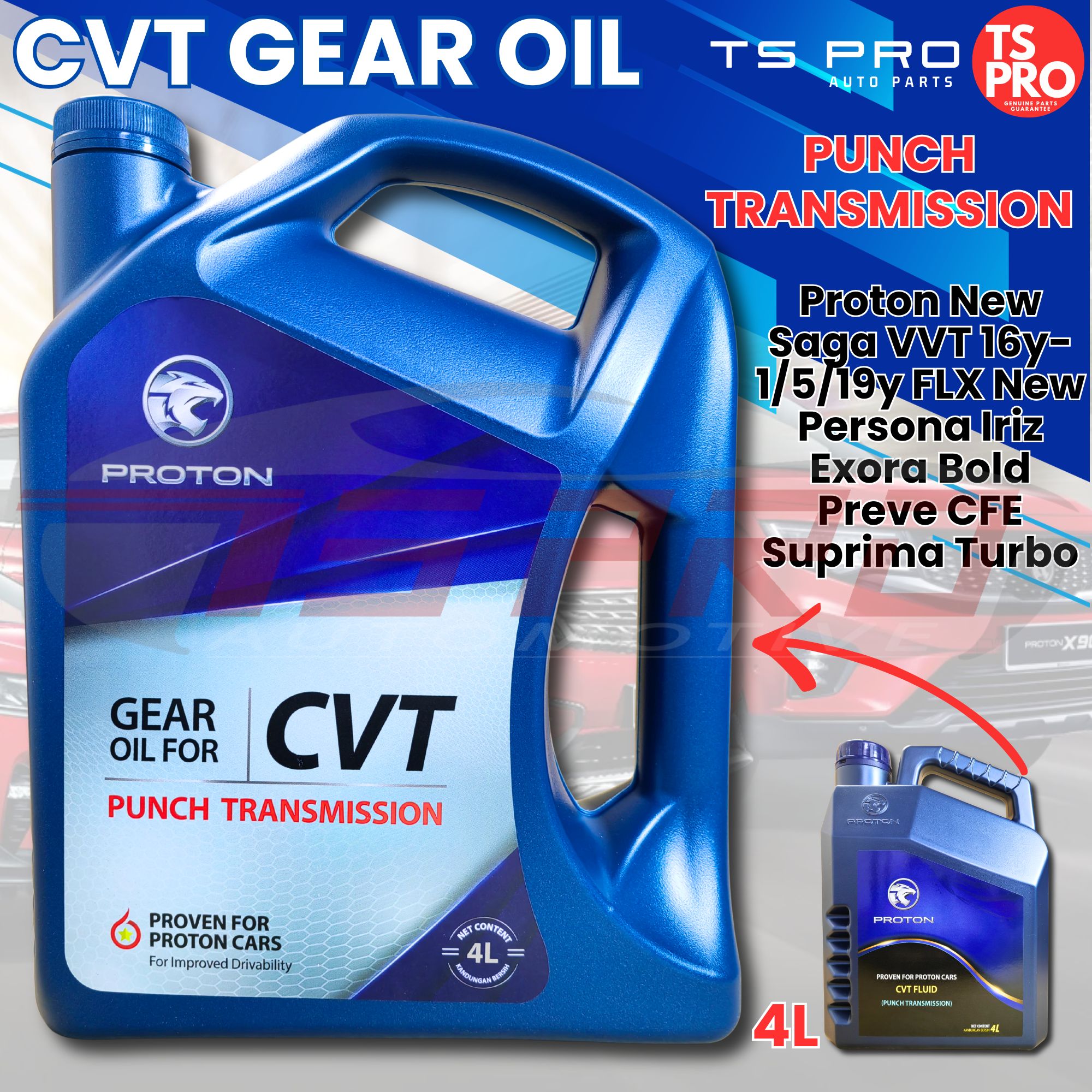 Subaru Genuine CVT Oil Lineartronic II Auto Transmission Fluid 1L