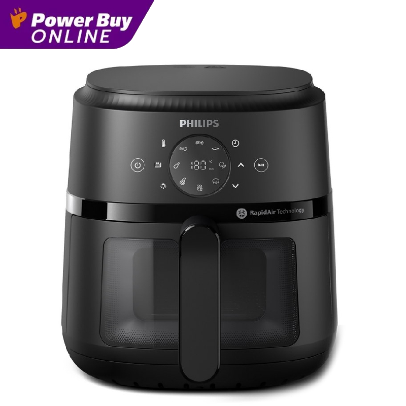 Philips หม้อทอดไร้น้ำมัน 2000 series (1500 วัตต์, 4.2 ลิตร, สีดำ) รุ่น NA220/00