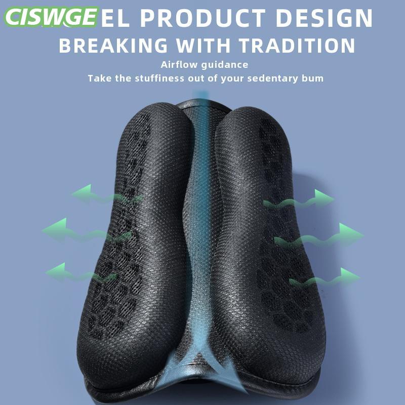 [CISWGE Motor Vehicle] เบาะนั่งเจลสำหรับรถจักรยานยนต์แบบพับได้เบาะนั่งแบบเจล3D โครงสร้างรังผึ้งระบายอากาศได้ ราคา 367 บาท*ส่งฟรี