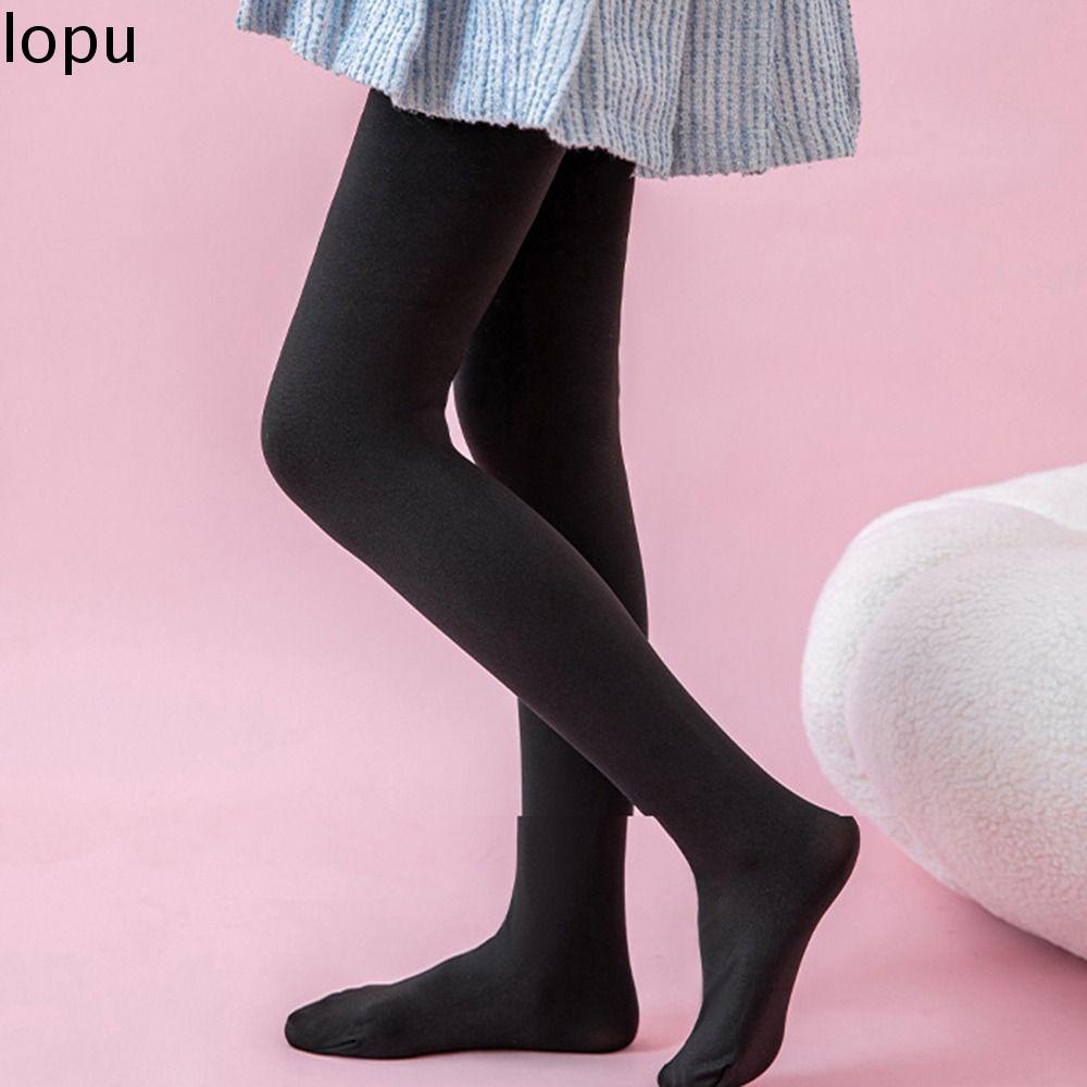 LOPU Hợp thời trang Dễ thương Ấm Nhảy Thả Cho các Cô Gái Mùa Thu Lolita Sang trọng Khiêu Vũ Xà Cạp Trẻ em Pantyhose Trẻ em Vớ Vớ