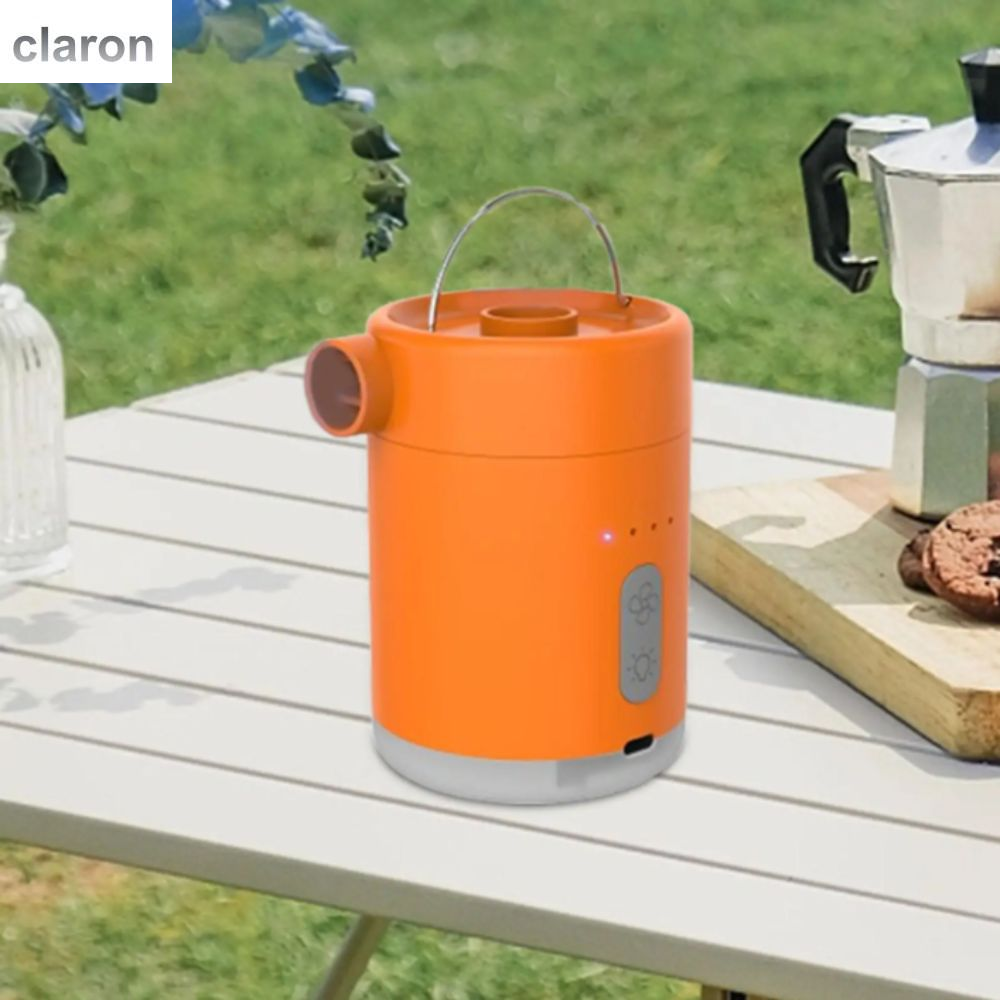 CLARON Công suất cao Máy bơm khí điện Hoạt động không dây Thiết kế nhỏ gọn Máy bơm khí di động Đa chức năng Đèn lều Máy bơm không dây mini Sử dụng ngoài trời