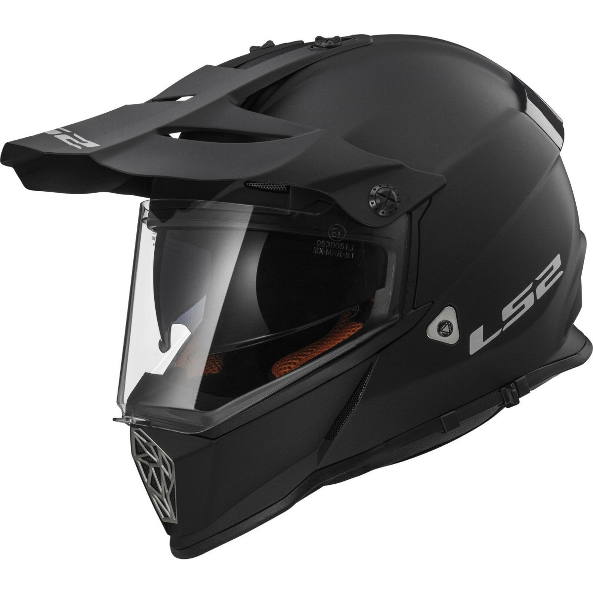 LS2 MX436 Enduro MX Quad Helm Crosshelm mit Sonenblende Visier Gr.XXS-3XL 