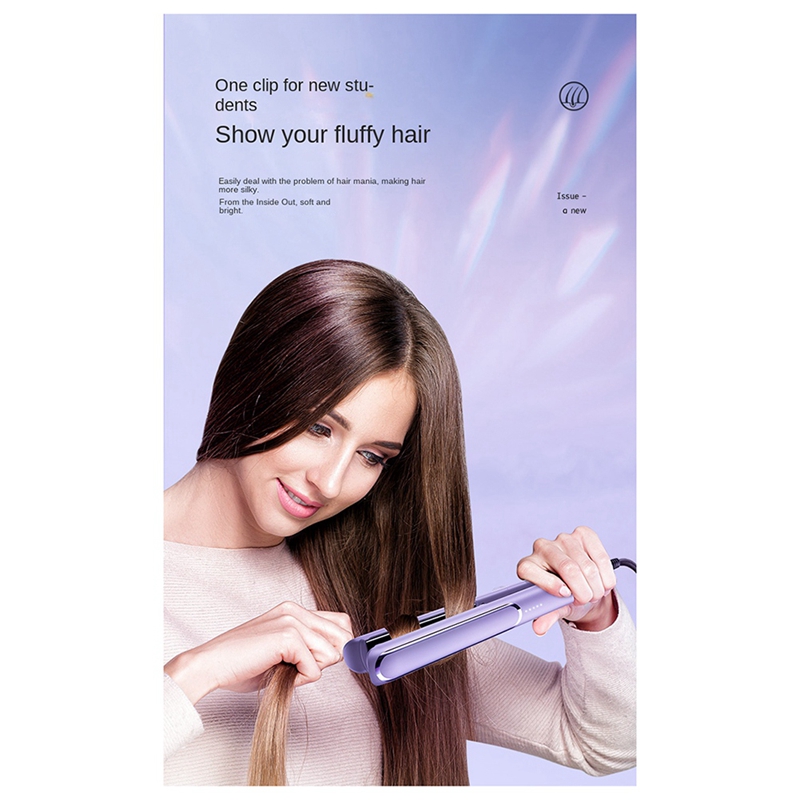 Electric Ceramic Hair Straightener 5 Temps Mini Straightener Heating Comb Anti Scalding Styling Tool