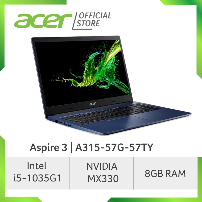 Acer Aspire 3 A315-57G-52RA/57TY Laptop with 10th Gen Intel Core processor and NVIDIA MX330 Graphic
