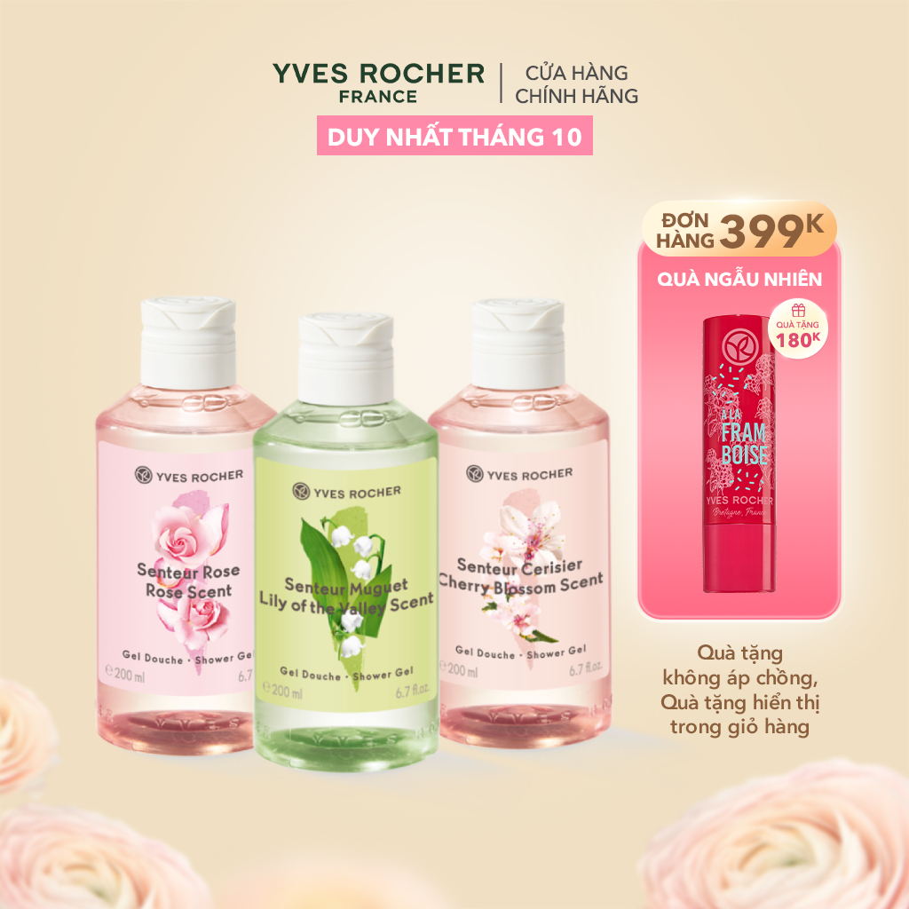 Sữa tắm nước hoa Yves Rocher Gel Douche 200ml