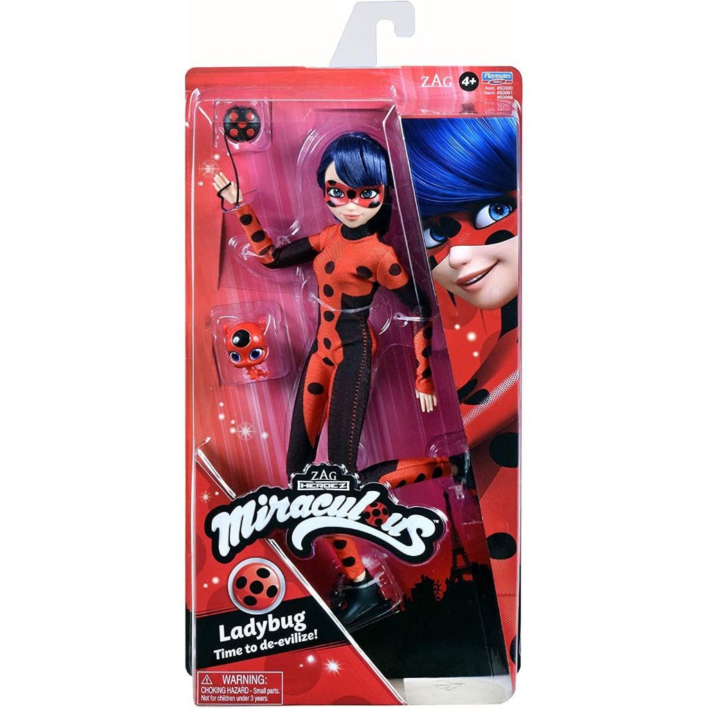 Miraculous Ladybug Heroez 4-Pack Dolls w/Exclusive Ladybug Doll by  Playmates Toys