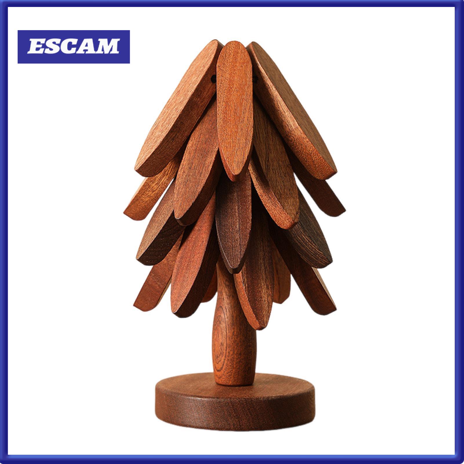 Norman Malthus Natural Bamboo Placemat Tree Shape Trivet Set Foldable Bamboo Heat Trivet Non-slip Table Mat Tree Shape Kitchen Placemat Protector for Hot Pots Cups – Durable Eco-friendly Tabletop Mat for Homes ราคา 257 บาท*ส่งฟรี