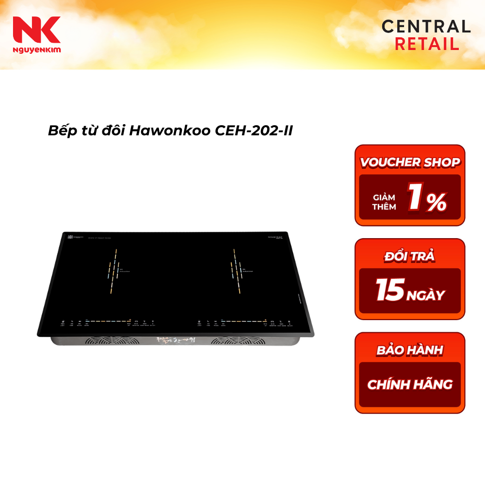 Bếp từ đôi Hawonkoo CEH-202-II
