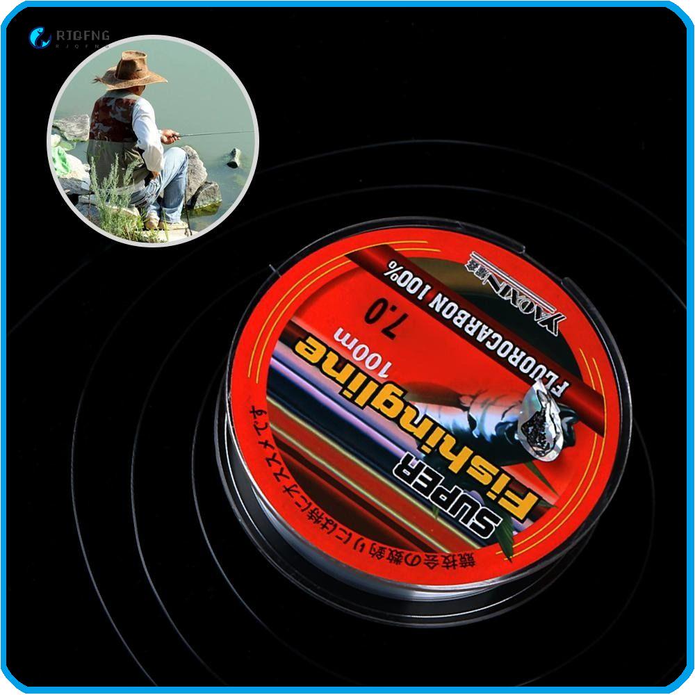 1 dây câu nylon 100m dây câu nylon 100m siêu mạnh 100% fluorocarbon monofilament nylon pa 0,8-6lb