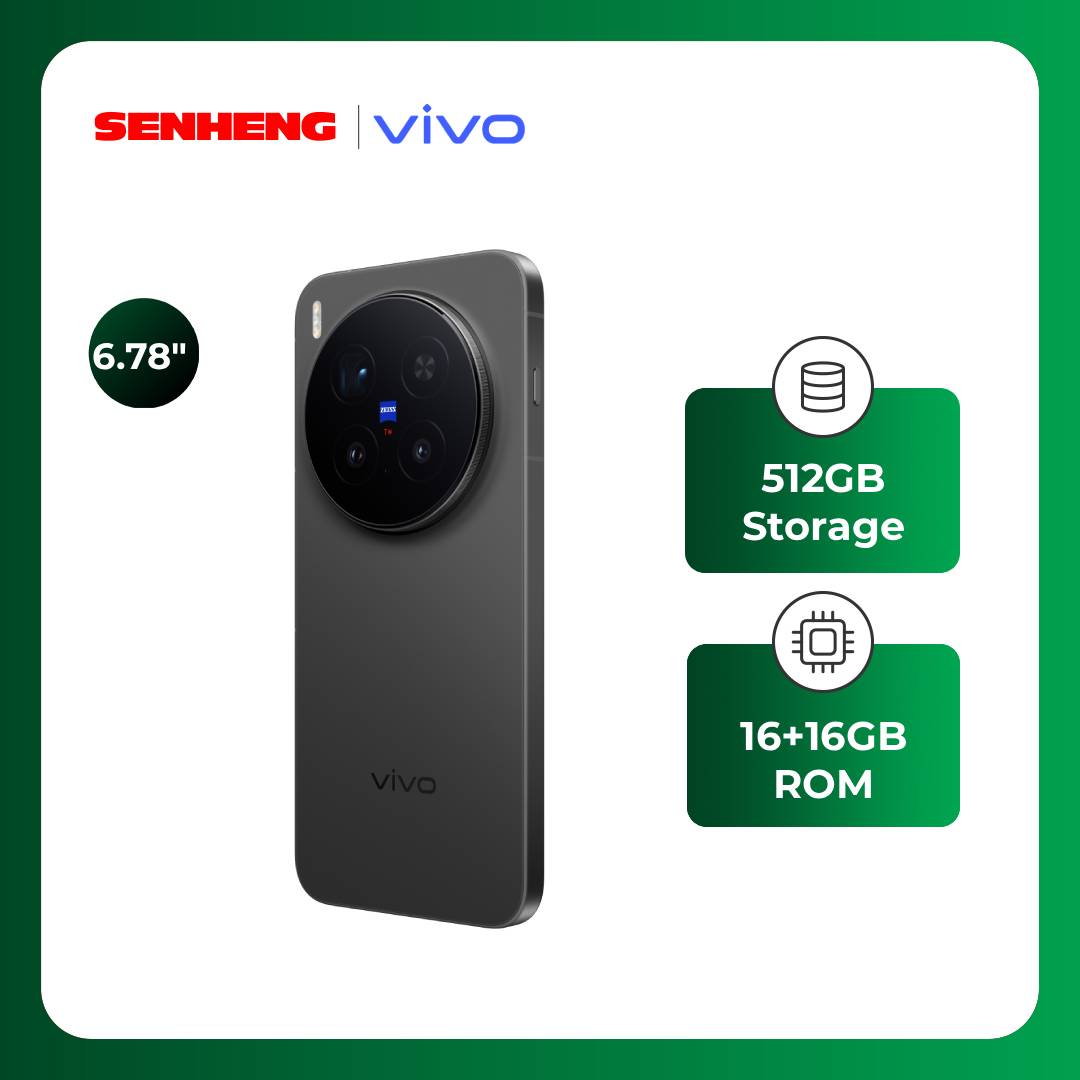 vivo X300 Pro 5G (16+16GB RAM+512GB) Harga 4,699 Ringgit*Penghantaran Percuma