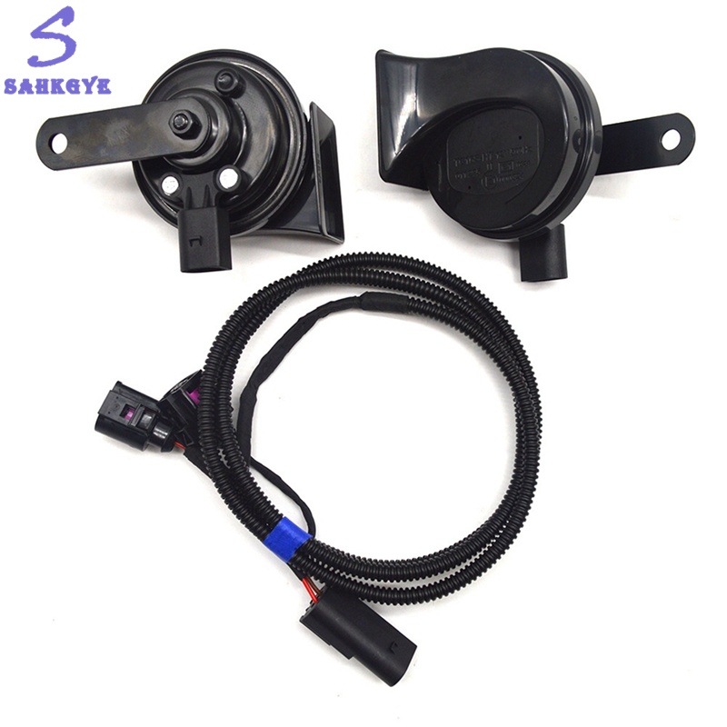 High/Low Dual Tone Snail Car Horn Kit 12V Waterproof B8 ID3 ID4 ID6 Car Accessories ราคา 1,955 บาท*ส่งฟรี