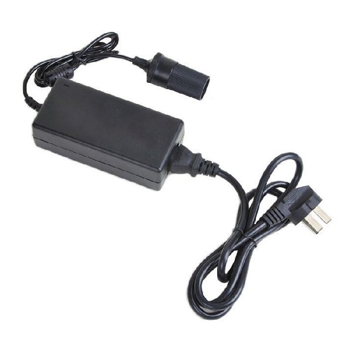 Bộ đổi nguồn 220v sang Tẩu 12v, cục chuyển điện 220v sang 12v, cục đổi nguồn từ 220v sang 12v TVT-29