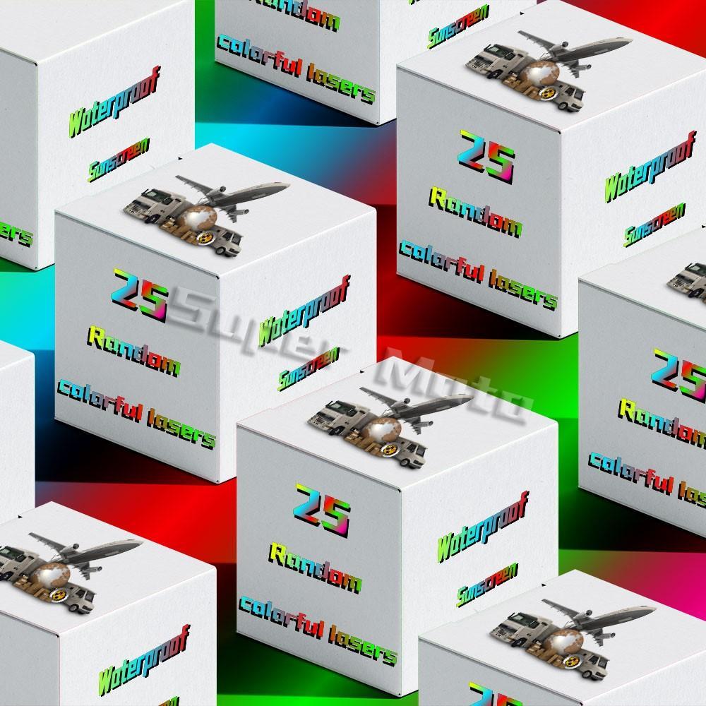 Motorcycle Reflective Seven Color Laser Waterproof MotorBike Sponsor Logo Helmet Sticker Accessories