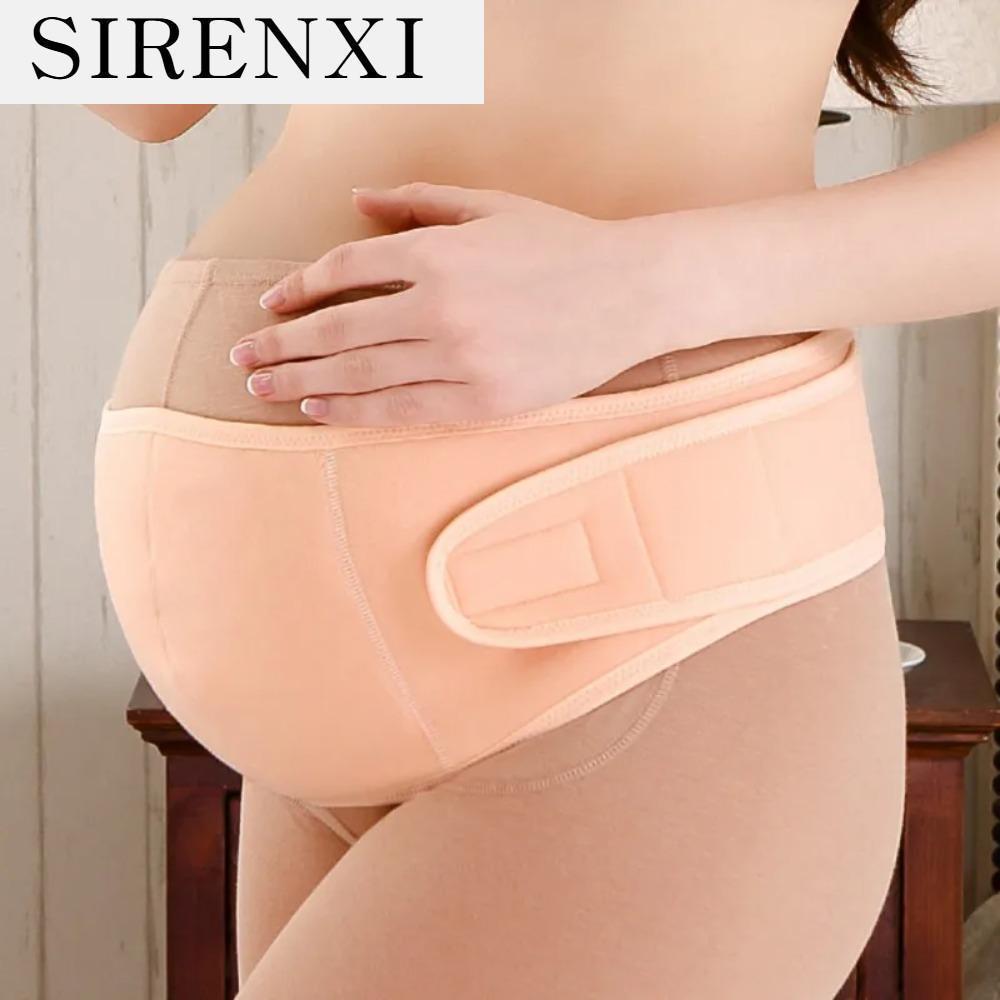 SIRENXI ปรับเอวได้ สายรัดพยุงสำหรับคุณแม่ตั้งครรภ์ ดีไซน์โค้งมน ระบายอากาศได้ดี สายรัดหน้าท้องสำหรับคุณแม่ หลายฟังก์ชัน ข้ามกลับ สนับสนุนหน้าท้องสำหรับการตั้งครรภ์ ผู้หญิง ราคา 310 บาท*ส่งฟรี