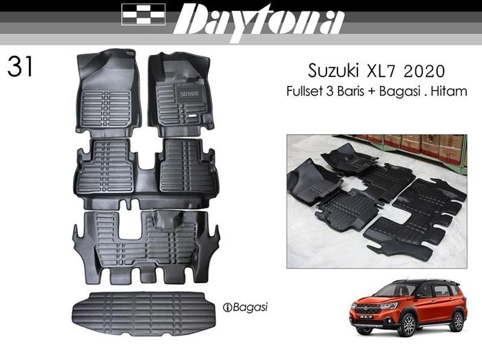 DAYTONA KARPET 5D XL7 2020- FULL SET - RED MARKEET Harga 1,230,000 rupiah*Gratis Ongkir