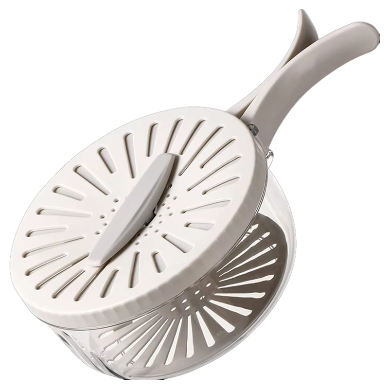 wsustore--Multifunctional Folding Drain Basket,Fruit & Vegetable Washing Bowl, Plastic Colander with Water-Filtering Basin