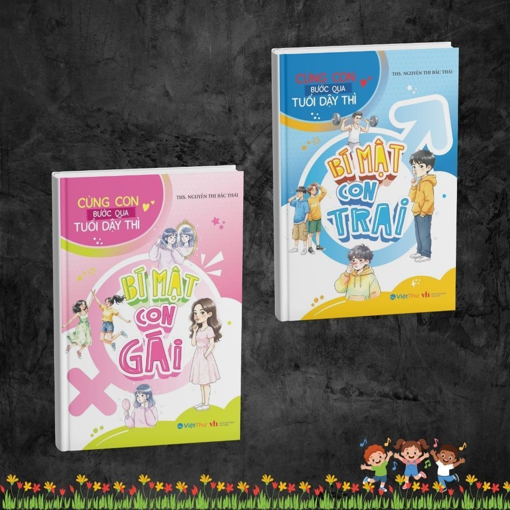 Sách - Combo 2 cuốn: Cùng con bước qua tuổi dậy thì, bí mật con gái, bí mật con trai - VT