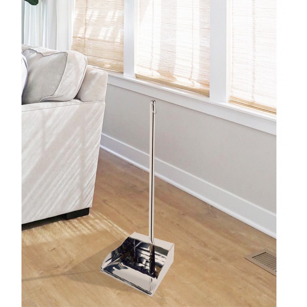 Global House ICLEAN ที่โกยผงสเตนเลสด้ามยาว ขนาด 28x23.5x80 ซม. รุ่น JS-1027 สีเงิน รับประกันของเเท้! ราคา 164 บาท*ส่งฟรี