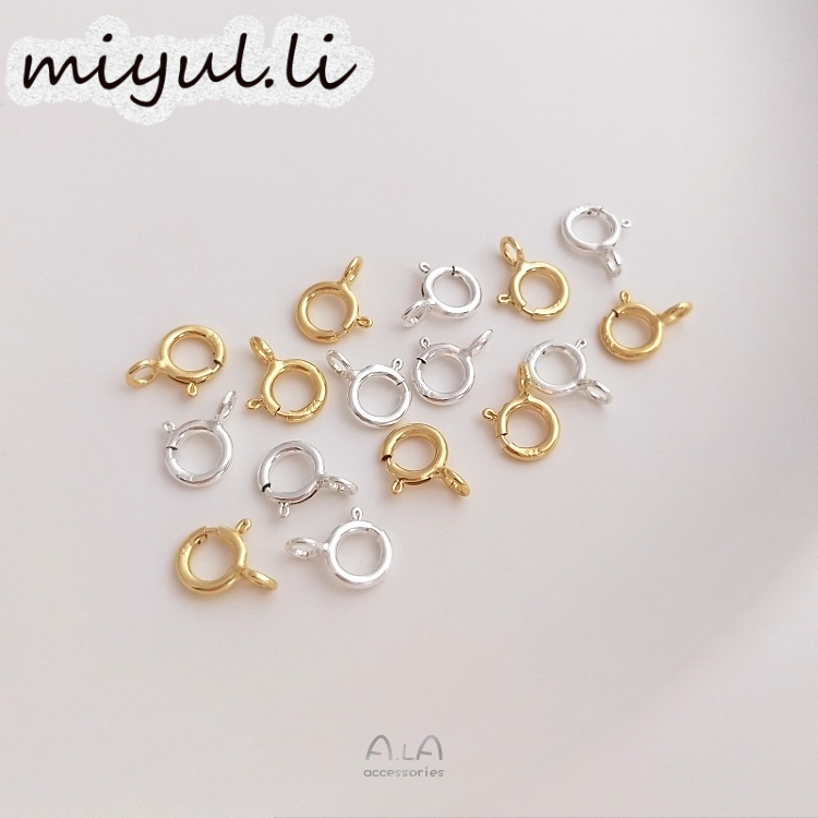 miyuli ล็อคหมุนทอง/เงิน S925 14K หลายสีสำหรับงานฝีมือ DIY jewelly ราคา 21 บาท*ส่งฟรี