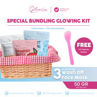 Lea Gloria - Paket Bundling The Glow Kit  Masker 50 GR Isi 3
