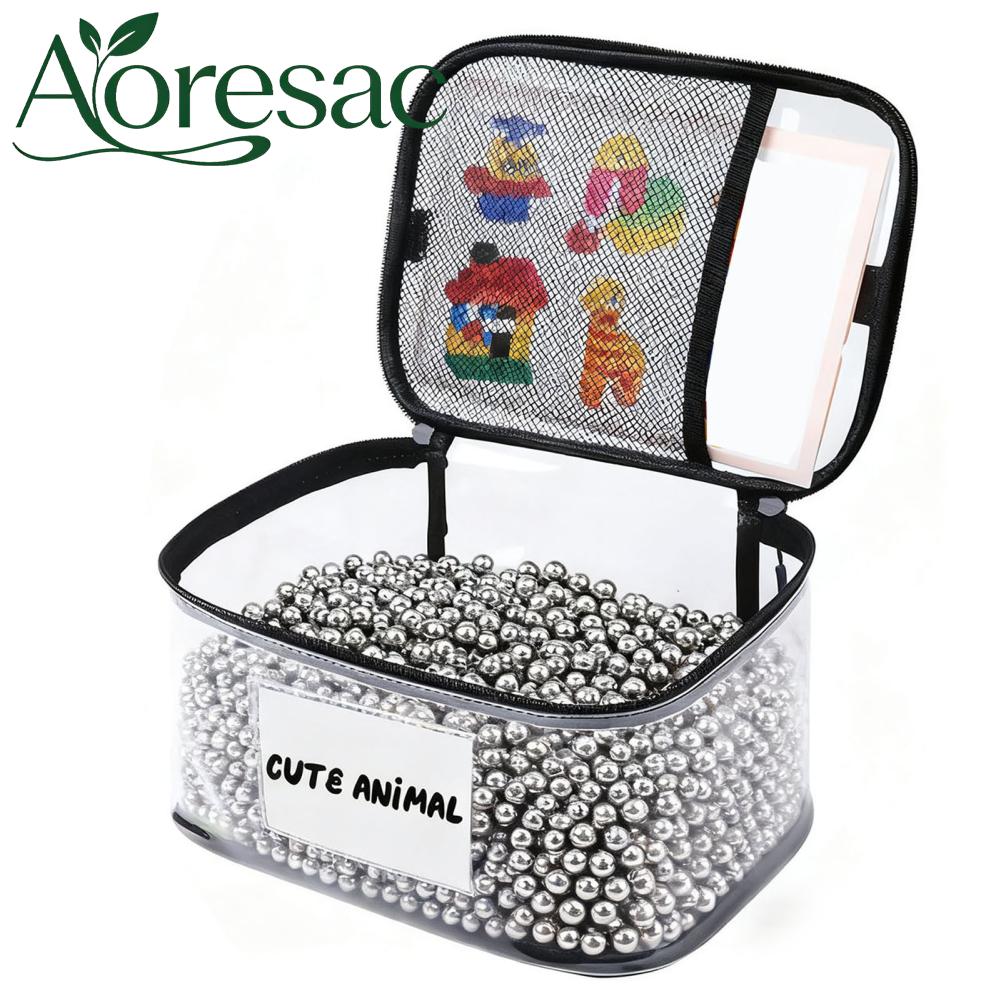 Aoresac กระเป๋าเก็บของเล่นเด็กของเล่นOrganizerขนาดใหญ่ฝุ่นโปร่งใสซิปBuilding Block Storage Bag ราคา 2,317 บาท*ส่งฟรี