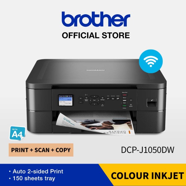 Brother DCP-J1050DW A4 Wireless Inkjet Printer | Print, Scan, Copy Singapore