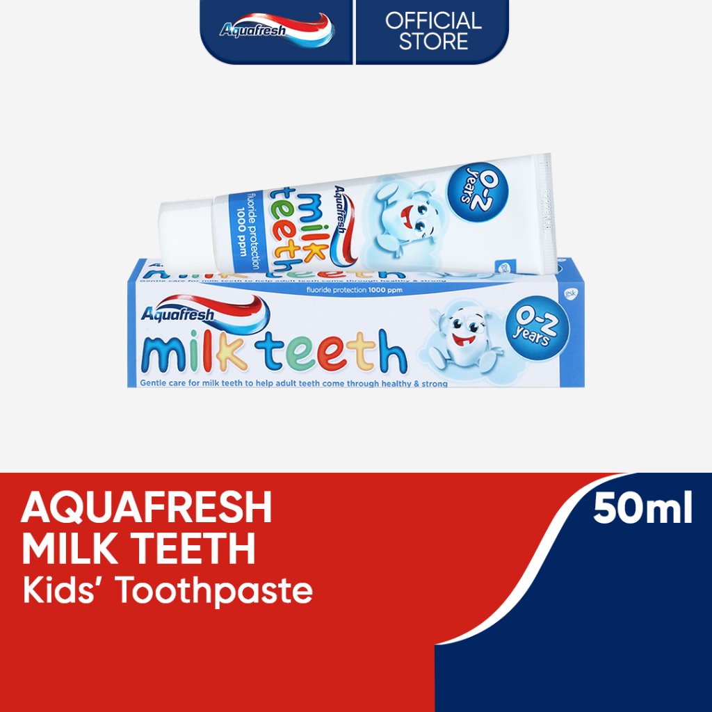 Aquafresh Milk Teeth Kids Toothpaste 0-2 Years Old 50ml +