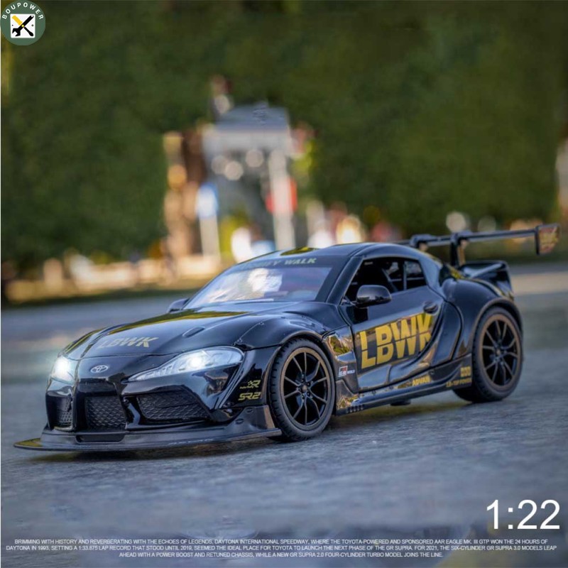 BouPower 2023.9 1 22 Alloy Car Model With Sound Light Simulation Diecasts