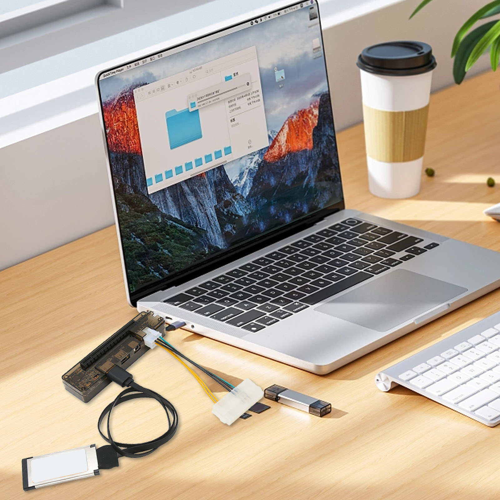 Máy tính xách tay Video Card Dock EXP GDC cổng Express Card giao diện cho máy chủ