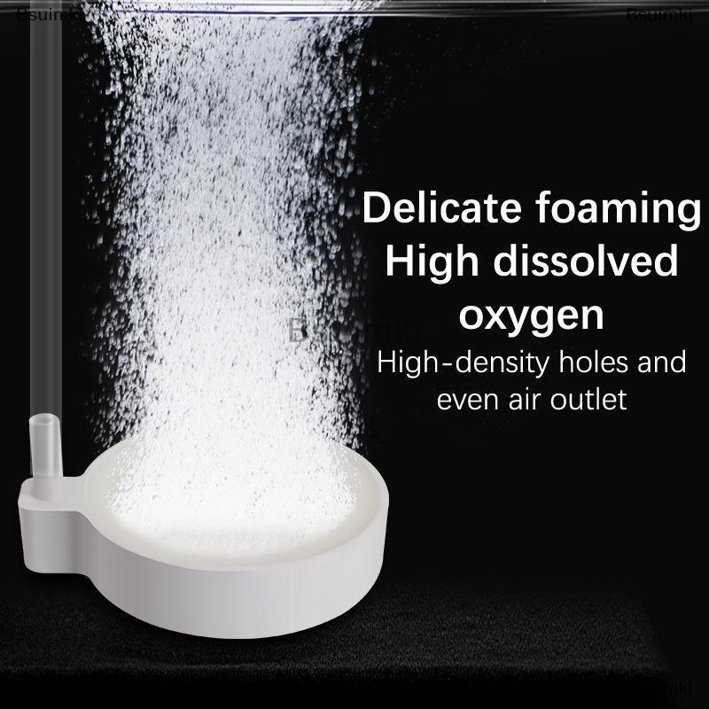 [COD] Bsuimki Bể cá Aquarium Vòng im lặng Nano không khí đá oxy Aerator bong bóng không khí AO bơm thủy canh oxy khuếch tán cung cấp phụ kiện