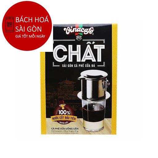 Cà phê chất vinacafe hộp 10gói * 29g