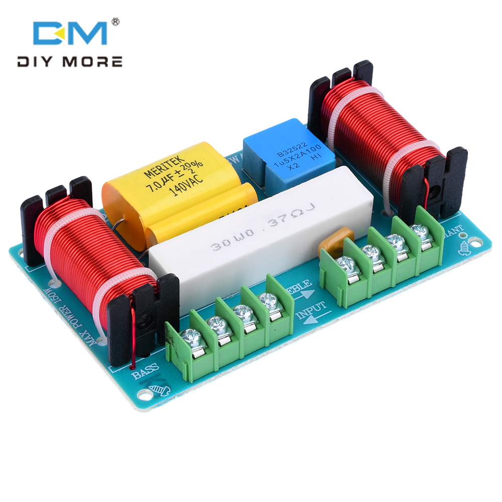 diymore thiết bị đầu cuối loại cao trung bình và thấp ba chiều Splitter loa Hifi Bộ chia âm thanh crossov Splitter